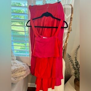 Petal & Pup Lula Set - Red/Pink - US Size 6